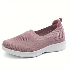 Knit Weaving Slip-on Walking Shoes for Women