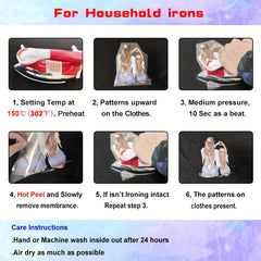 Cat Heat Transfer Vinyl Sticker DIY Iron Decal Heart Glasses Bow
