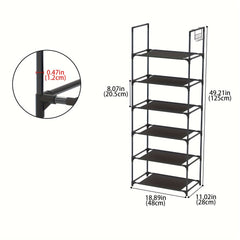 1pc Shoe Rack Standing Shoe Storage for Bedroom Hallway Office Home