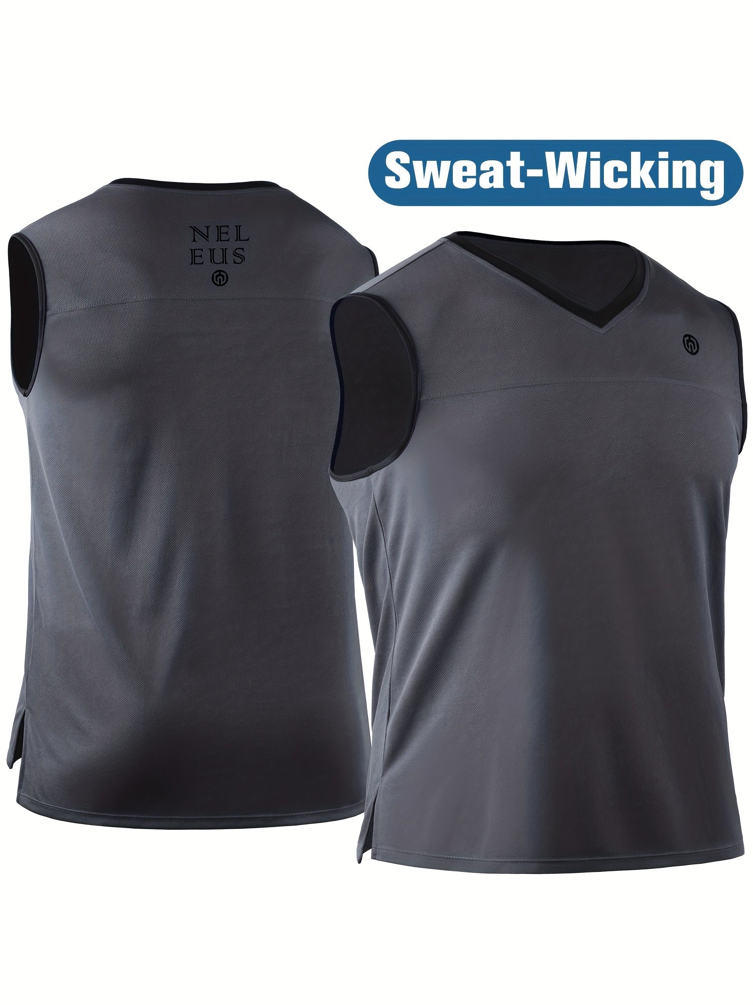 Men's Summer Sports Tank Top, Quick Dry Breathable Vest