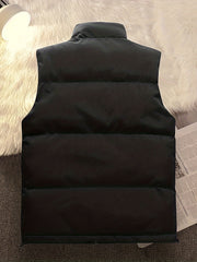 Men's Cotton Padded Vest Thermal Sleeveless Warm Vest