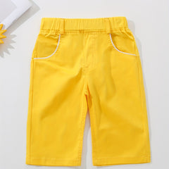 Boys Shorts Comfortable Preppy Style For Summer Kids