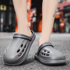 Men's Lightweight Comfy Clogs Hollow Out Non Slip Garden Shoes Summer