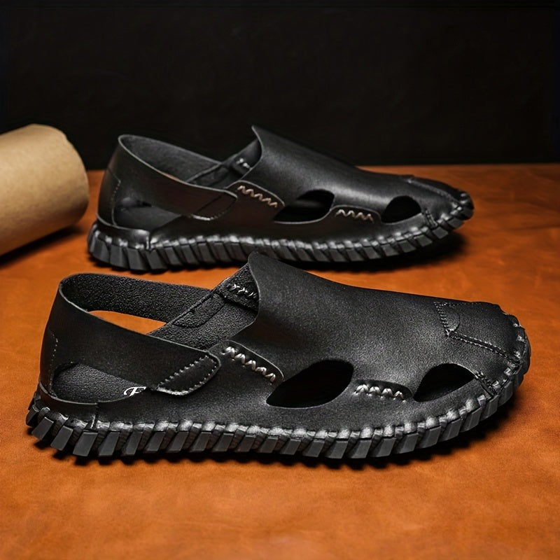 Men's Slip On Sandals Summer Casual Outdoor Walking Shoes