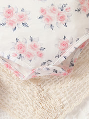 Floral Baby Jumpsuit Short Sleeve Onesie