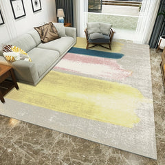 Modern Abstract Shaggy Rug Soft Comfy Non Slip Anti Fatigue Washable Home Decor