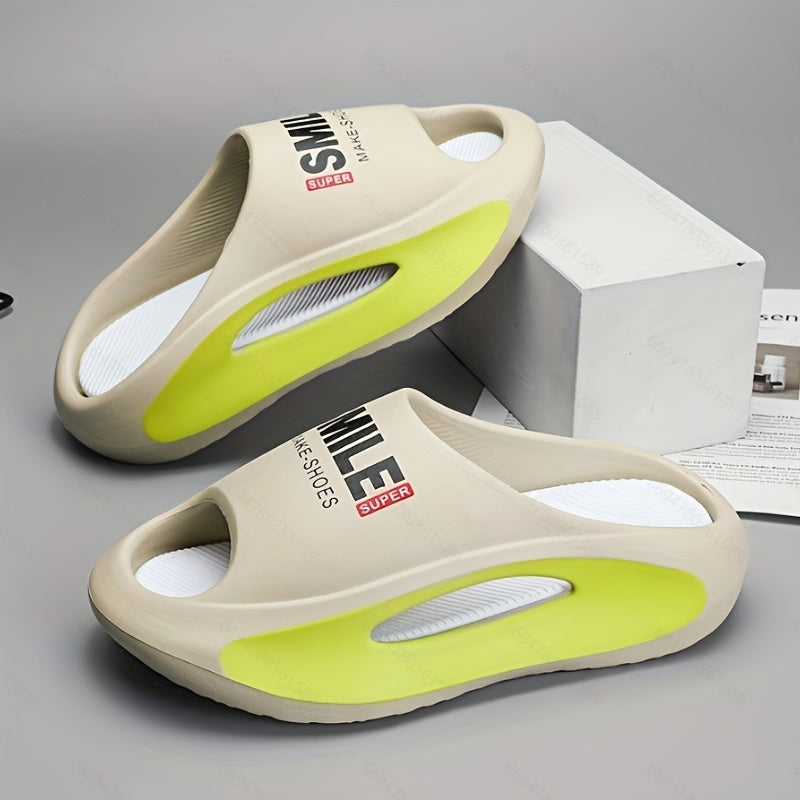 Men's Sport Slides Non Slip Slippers Open Toe Shoes