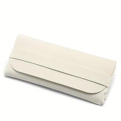 Soft PU Leather Glasses Bag Portable Container Minimalist Flap Case