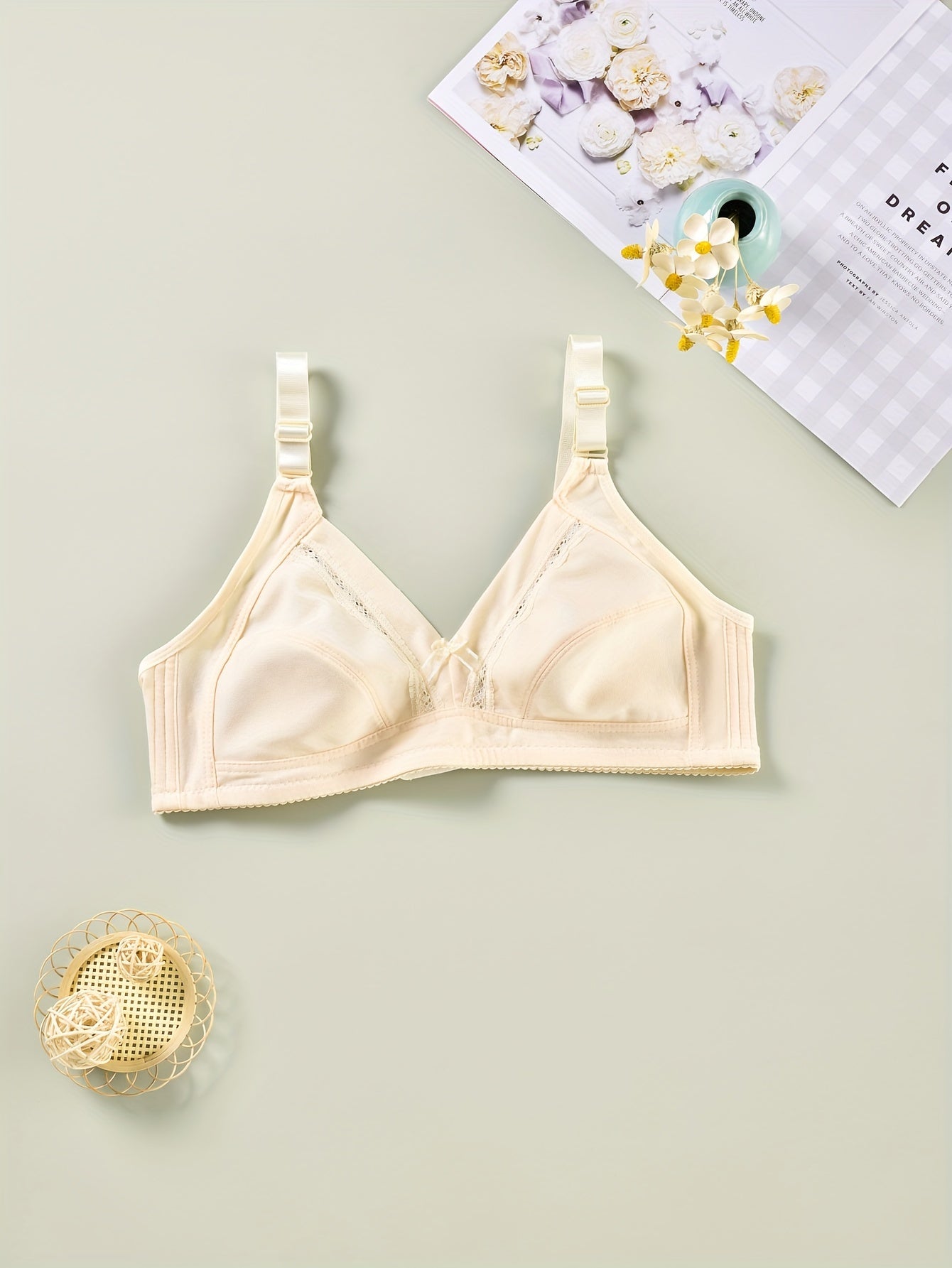Lace Bow Front Bralette