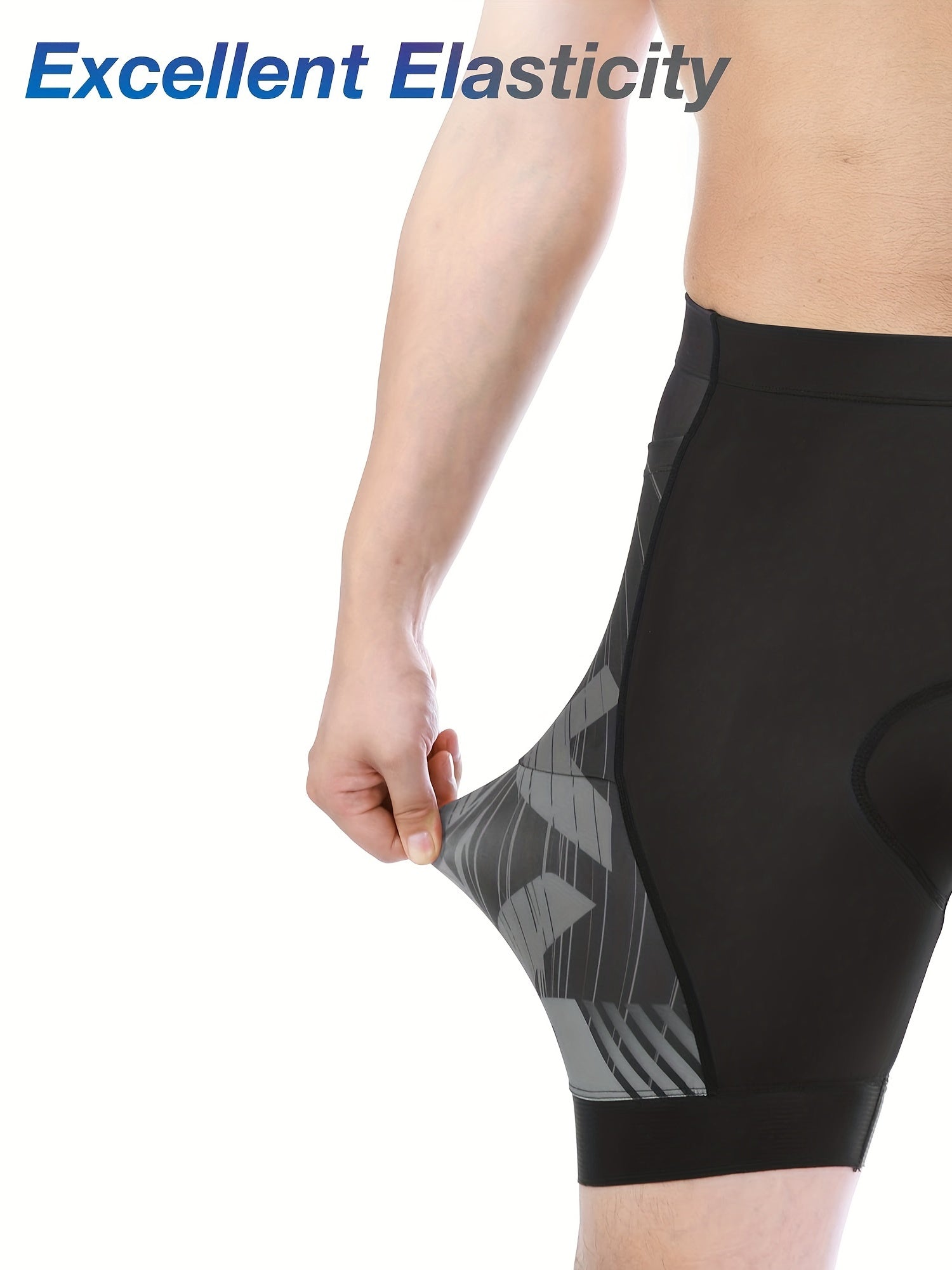 Men's Cycling Shorts With Pocket 3D Padded Mid Stretch Lightweight