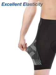 Men's Cycling Shorts With Pocket 3D Padded Mid Stretch Lightweight