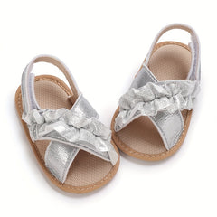 Breathable Open Toe Sandals for Baby Girls Lightweight Anti Slip Sandals