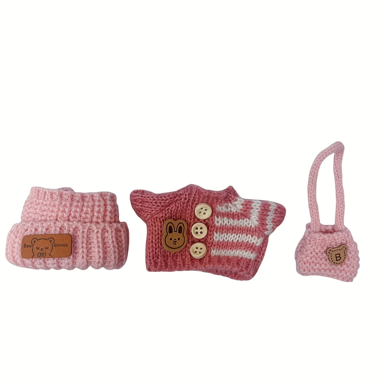 Matching Outfits for LABUBU Dolls, Holiday Gift, 6-9 inch Doll Clothes
