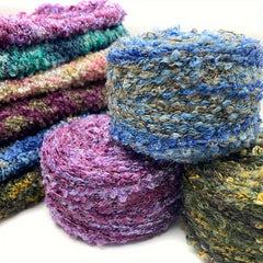 2pcs Segmented Dye Mohair Yarn With 10 Wool 90 Fleece