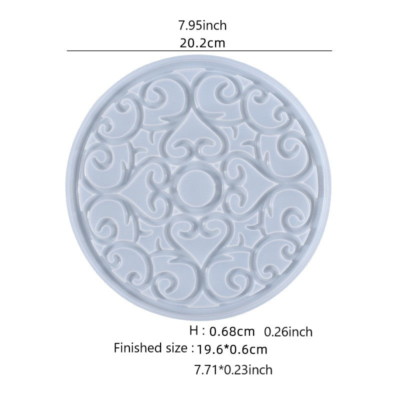 Silicone Molds Home Ornaments Coaster Tools DIY Decor Jewelry Craft