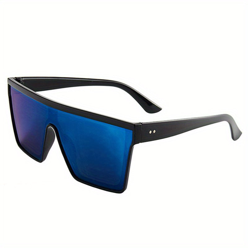 Men's Oversized Flat Lens Sunglasses