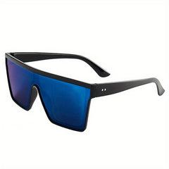 Men's Oversized Flat Lens Sunglasses