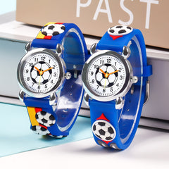 2pcs Boys' Sports Quartz Watches Mixed Casual Student Electronic Wristwatch