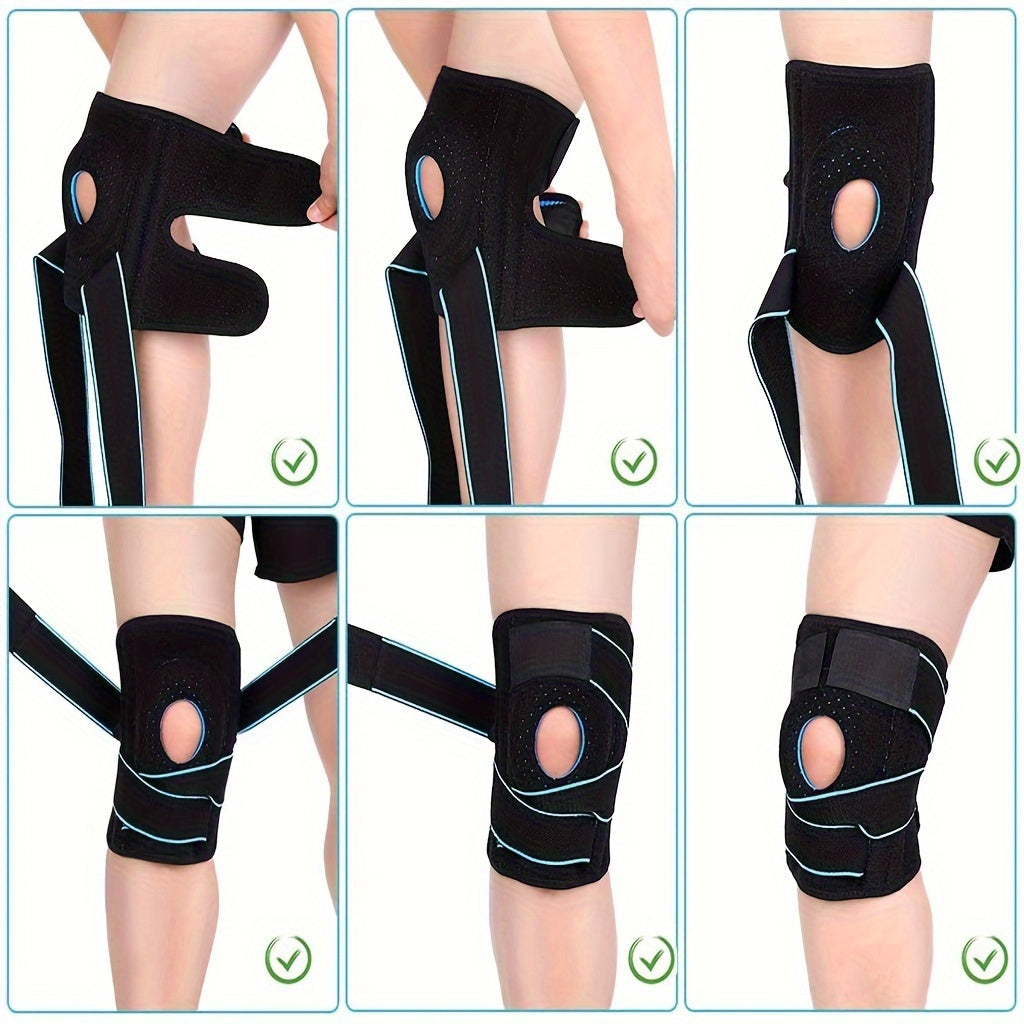 Adjustable Breathable Knee Pads with Gel Pad for Running