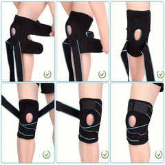 Adjustable Breathable Knee Pads with Gel Pad for Running