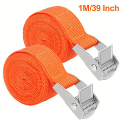 1pc Zinc Iron Buckle Car Cargo Belt Polyester Bondage Belt