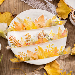 15PCS Plant PET Vintage Stickers for DIY Projects