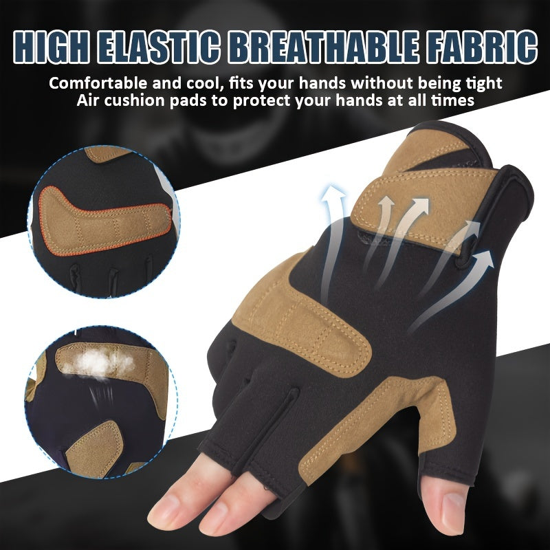 Outdoor Fishing Gloves Cut resistant Waterproof Windproof Men Women