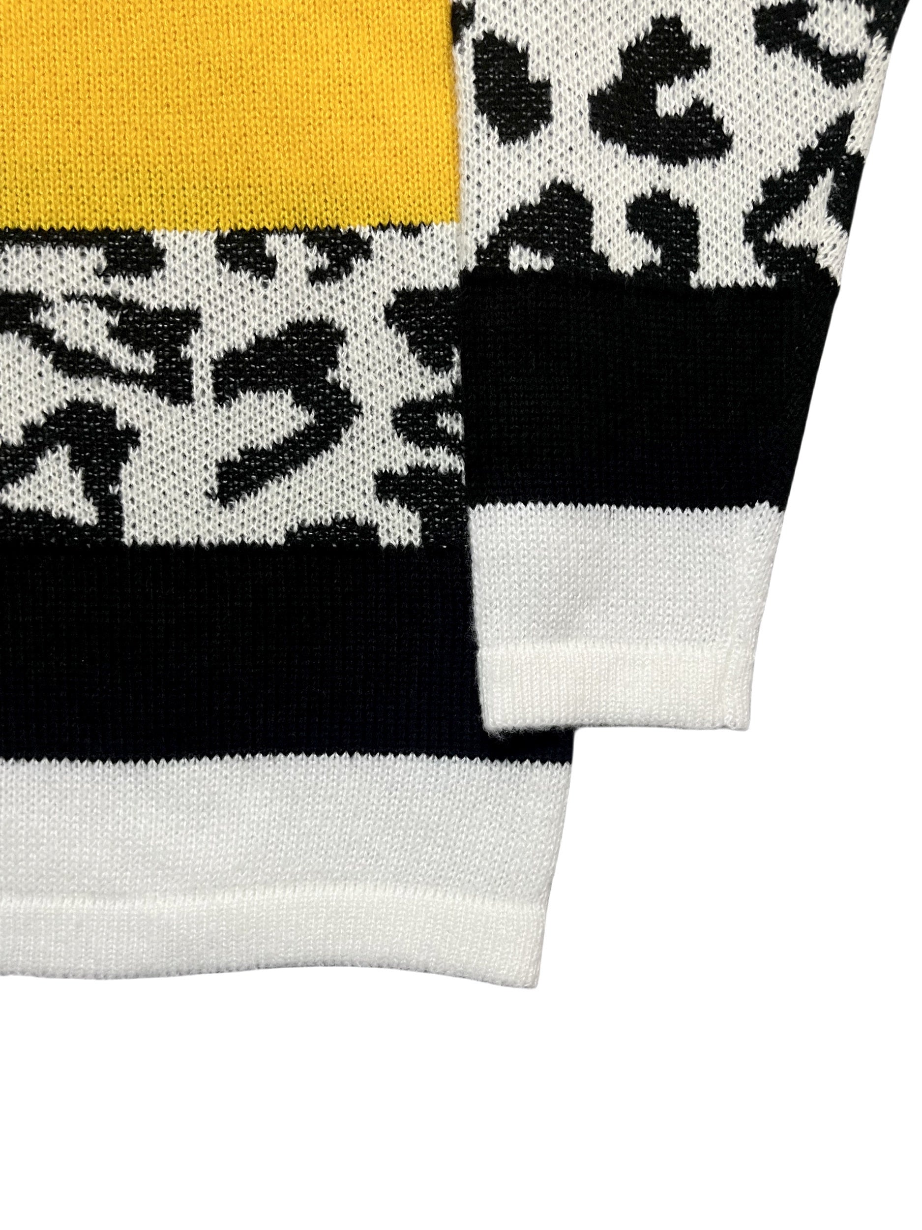 Casual Leopard Print Sweater V Neck Pullover Jumper
