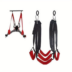 Yoga Hanging Straps w/ 4 Belts Fitness Pilates Swing