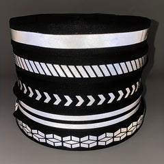 Grosgrain Reflective Ribbon 2 Yards Roll For DIY Crafts Sewing