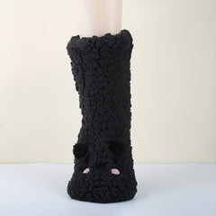 Women's Cartoon Fleece Lined Warm Socks
