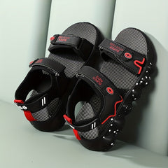 Boys' Sandals Hook Loop Fastener Soft Sole Non Slip Outdoor Beach Shoes