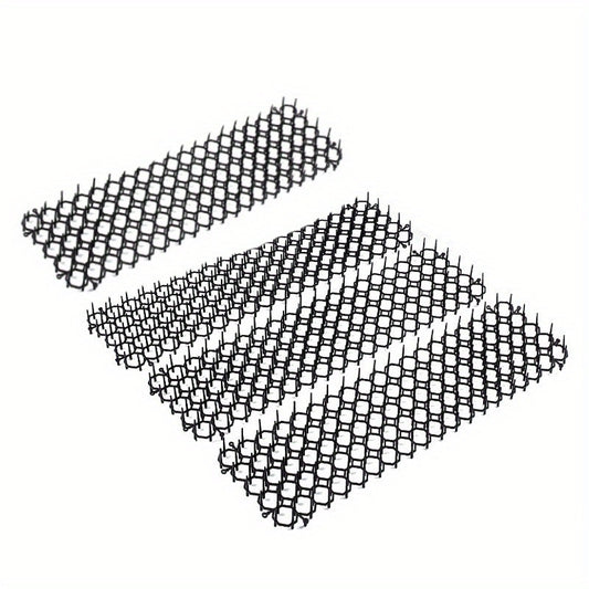 4pcs Plastic Cat Proof Netting Spiked Mat Balcony Isolation Protection