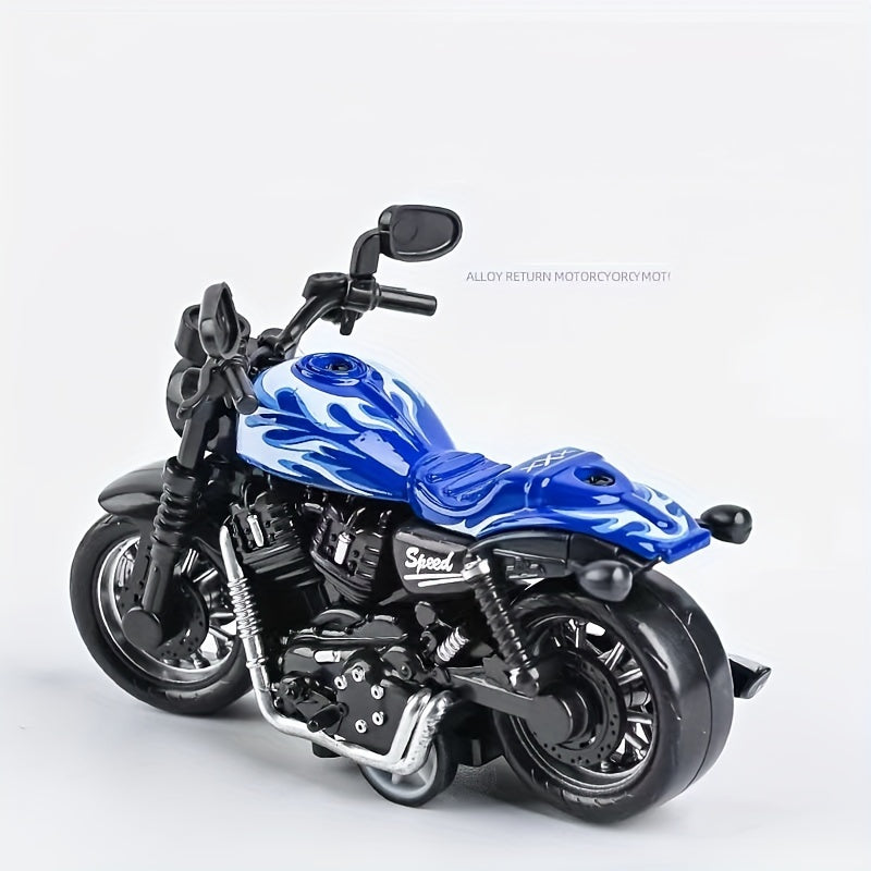 Pull Back Racing Alloy Model Motorcycle Toy