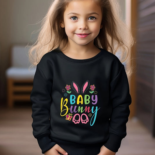 OERYUI Toddler Girls BABY BUNNY Graphic Long Sleeve Sweatshirt Halloween Gift