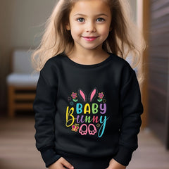 OERYUI Toddler Girls BABY BUNNY Graphic Long Sleeve Sweatshirt Halloween Gift