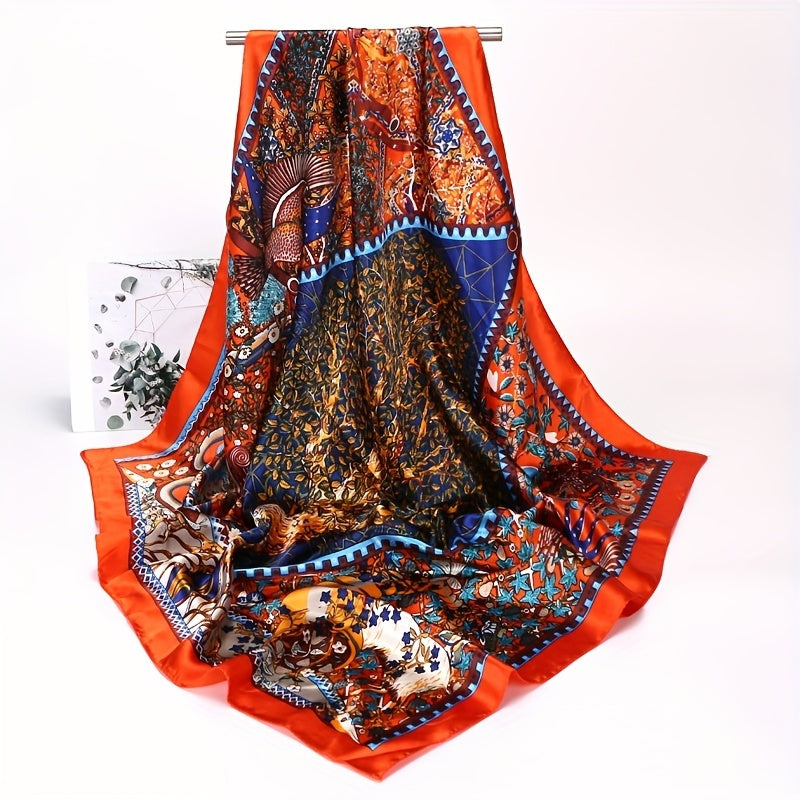 Wealth Tree Print Scarf Bandana for Men and Women