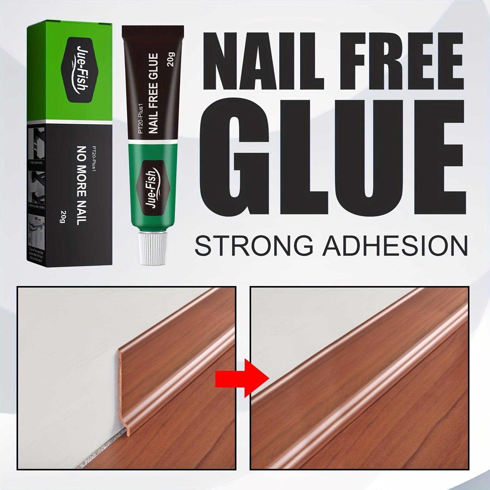 2pcs Nail Glue Adhesive Fast Drying Metal Plastic Sticker Glass Glue