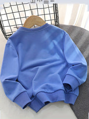 Halloween Pumpkin Print Boys Sweatshirt