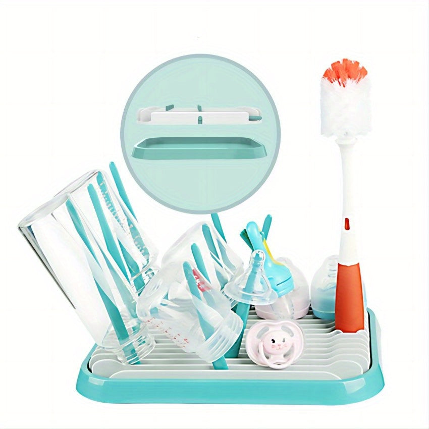 Baby Bottle Dryer with Drainer and Holder, Countertop Drying Rack