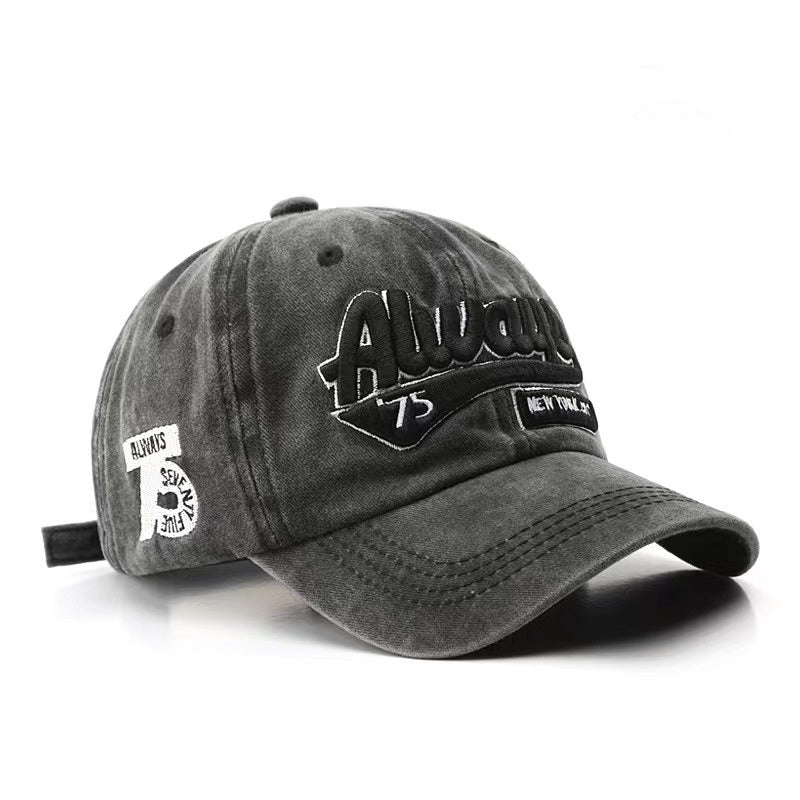 Women Baseball Cap Washed Embroidery Caps Football Hats Cap For Women Man Unisex