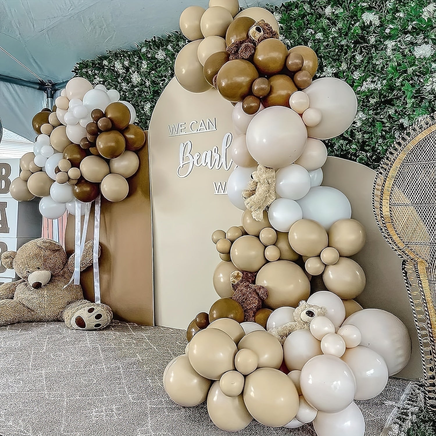 40pcs 25.4cm Brown Coffee Latex Party Balloons Helium Purple Party Decor