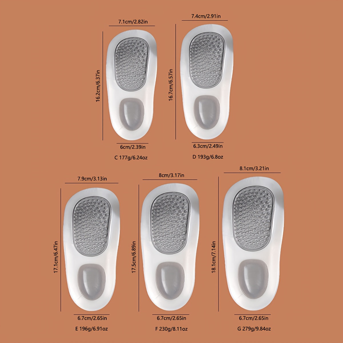 Arch Support Insoles For Plantar Fasciitis - Order A Size Up