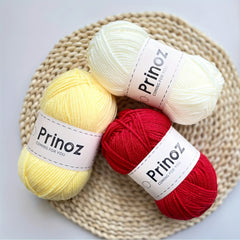 2pcs 4ply Multicolor Yarn 50g for Crocheting & Knitting Doll Clothes