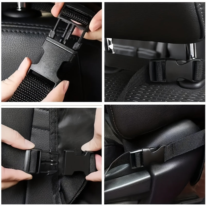 Car Seat Back Storage Bag with Tablet Stand