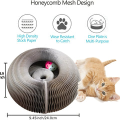 Cat Scratch Board Ball Toy Interactive Scratch Board Cat Toy
