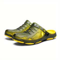 Men's Slip On Clog Sandals Outdoor Walking Shoes