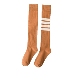 Women's Mismatched Block Knee High Socks