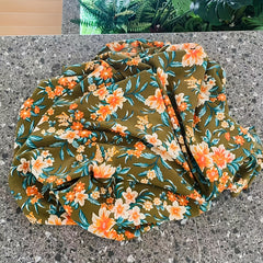 1pc Artificial Printing Halloween Christmas Big Flower Fabric DIY
