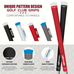 Durable Golf Rubber Putter Grips - Shockproof Training Accessory